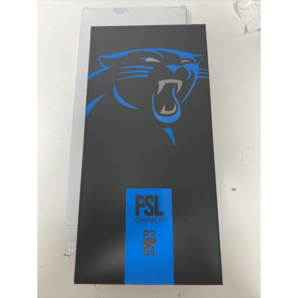 2023 CAROLINA PANTHERS PSL OWNERS BOX TICKET SLAB, PIN, MAGNET AND STICKER
